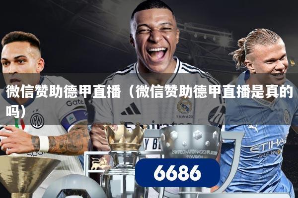 微信赞助德甲直播（微信赞助德甲直播是真的吗）